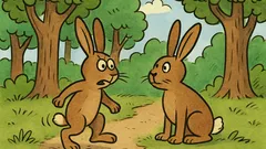 Dowcip: Idzie zajączek lasem i kuleje