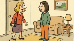 Dowcip: Wpada koleżanka do koleżanki na chatę…