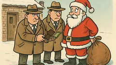 Dowcip: CBA zatrzymało Świętego Mikołaja podczas łapówki