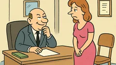 Dowcip: Pani chyba starała się o podwyżkę...