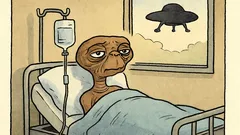 Dowcip: E.T. jednak nie wrócił do domu…