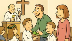 Dowcip: Pieniądze z komunii to inwestycja?