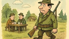 Dowcip: Początkujący myśliwy idzie na polowanie