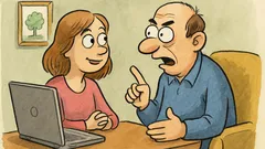 Dowcip: Tato, poznałam go na eDarling…