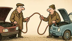 Dowcip: Chyba wystarczą dłuższe kable rozruchowe i odpali…