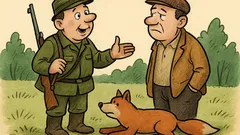Dowcip: Początkujący myśliwy tłumaczy sąsiadowi...