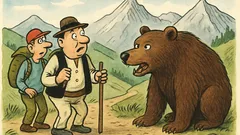 Dowcip: Baco, co robić z głodnym niedźwiedziem?