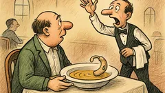 Dowcip: Kelner, w mojej zupie pływa aparat słuchowy!