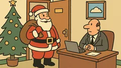 Dowcip: Przychodzi Mikołaj do open space’u...