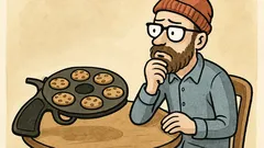 Dowcip: Hipsterska ruletka—jedno ciastko z glutenem