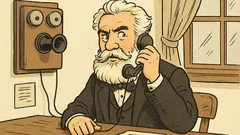 Dowcip: Bell wykonał pierwszy telefon…